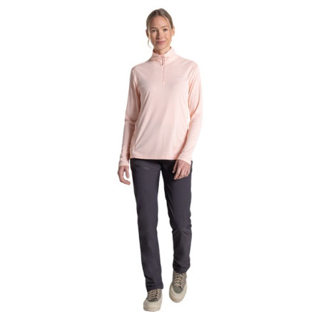 Tricou femei Craghoppers NosiLife SolarShield+ Half Zip Top