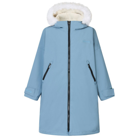 Geacă impermeabilă pentru copii Regatta Junior Waterproof Changing Robe Pro Grey Mirage gri deschis Grey Mirage