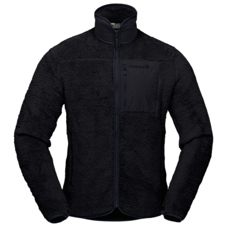 Hanorac bărbați Norrona femund warm3 Jacket negru Caviar Black