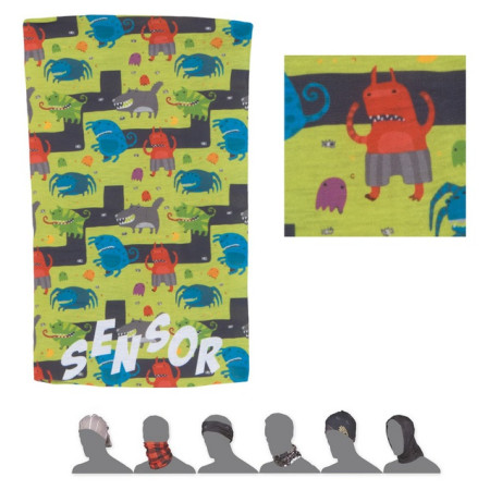 Eșarfă copii Sensor Tube Monster