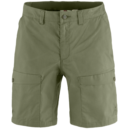 Pantaloni scurți bărbați Fjällräven Abisko Hybrid Trail Shorts M verde Laurel Green