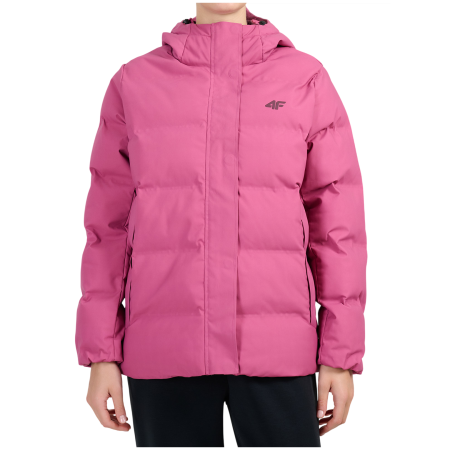 Geacă de iarnă femei 4F Down Jacket F0927 roz Dark Pink