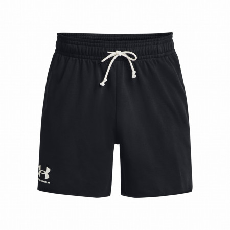 Pantaloni scurți bărbați Under Armour Rival Terry 6in Short negru Black