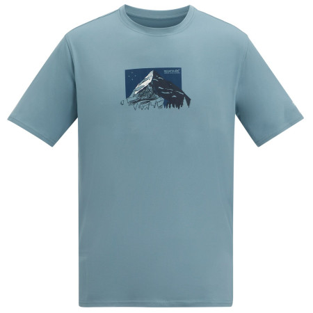 Tricou bărbați Regatta Fingal Stretch albastru deschis Dusky Blue