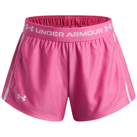 Pantaloni scurți copii Under Armour G Tech Play Up Short Pink Frenzy