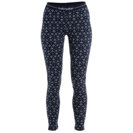 Colanți femei Icebreaker W Mer 260 Vertex Leggings First Snow albastru închis