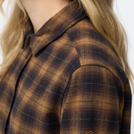 Cămașă femei Fjällräven Övik Boxy Flannel Shirt W