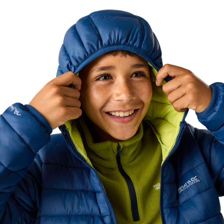 Geacă de iarnă copii Regatta Junior Hooded Marizion Aviator Blue