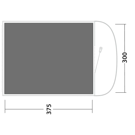 Folie sub cort Outwell Footprint Sky 5