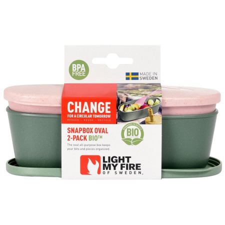 Doză Light My Fire SnapBox Oval BIO 2-pack