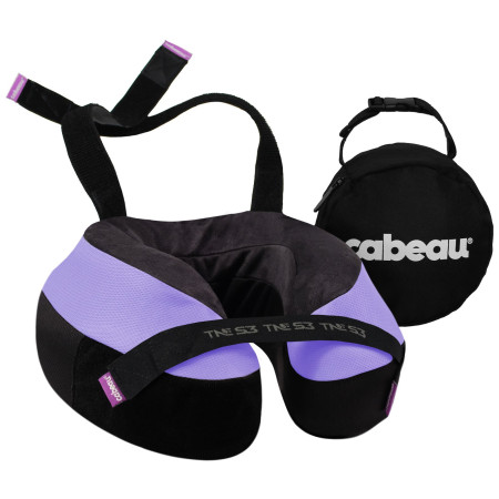 Pernuță de voiaj Cabeau Evolution S3 TNE negru/violet Paris Black Lav