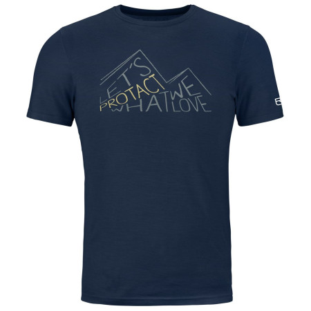 Tricou bărbați Ortovox 185 Merino Protact Ts M albastru