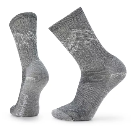 Șosete Smartwool Hike Classic Edition Light Cushion Mountain Pattern Crew Socks negru