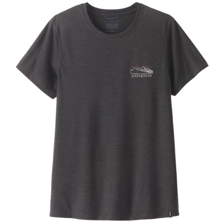 Tricou femei Patagonia Women's Capilene® Cool Trail Shirt - Stratapeaks negru Ink Black
