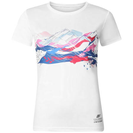 Tricou femei Alpine Pro Quatra 2 alb WHITE