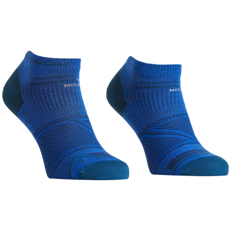 Șosete merino bărbați Ortovox Alpine Light Low Socks albastru deschis Blue Note