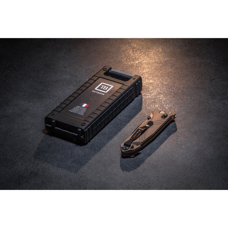 Cuțit TB OUTDOOR Monobloc Knife Impact 127 Black Pvd G10