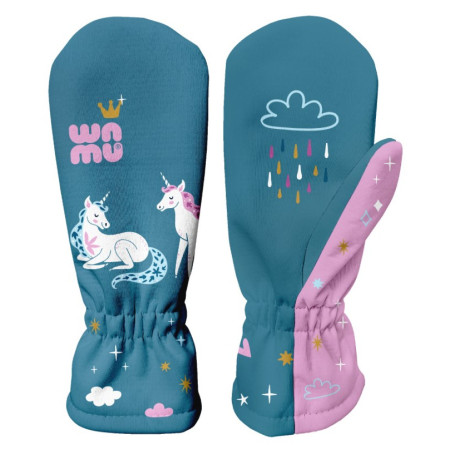 Mănuși de iarnă cu un deget copii WAMU Jednorožci