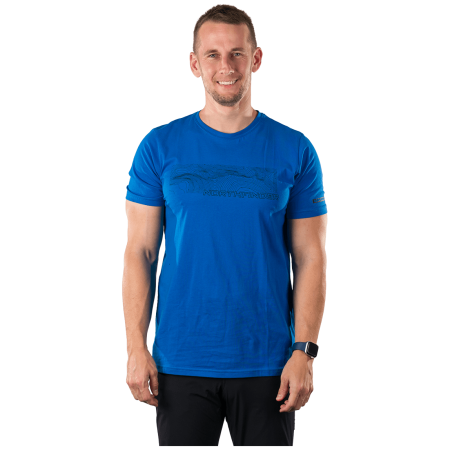 Tricou bărbați Northfinder Amad albastru modrá