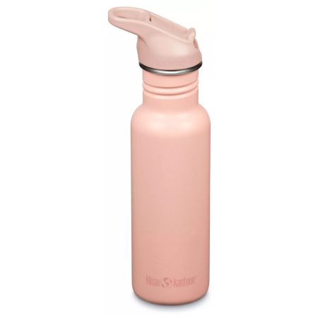 Sticlă oțel Klean Kanteen Classic Narrow 18oz (w/Flip Seal Sport) roz Peach Parfait
