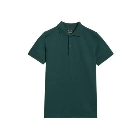 Tricou copii 4F Polo Shirt M614 Dark Green verde închis DARK GREEN