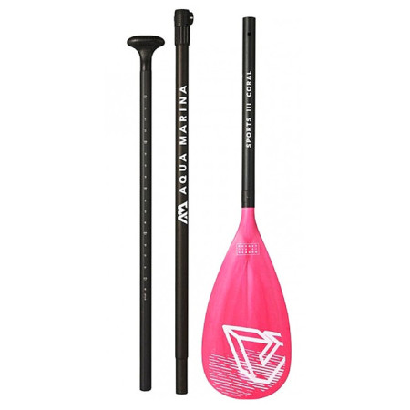 Vâslă Aqua Marina Sports III Coral roz
