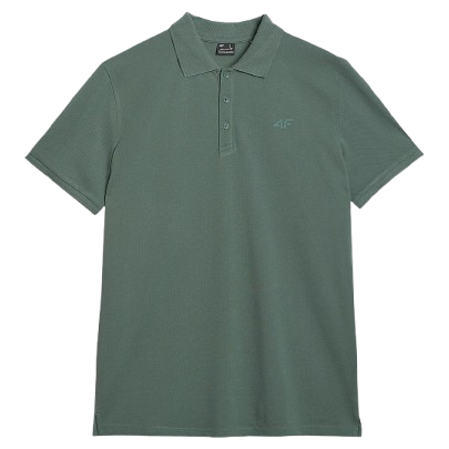 Tricou bărbați 4F Polo Shirt M555 verde GREEN