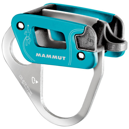 Coborâtor Mammut Bionic Alpine Belay albastru/gri aqua/graphite