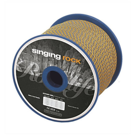 Coardă Singing Rock Reep 6 mm 100m galben/albastru yellow