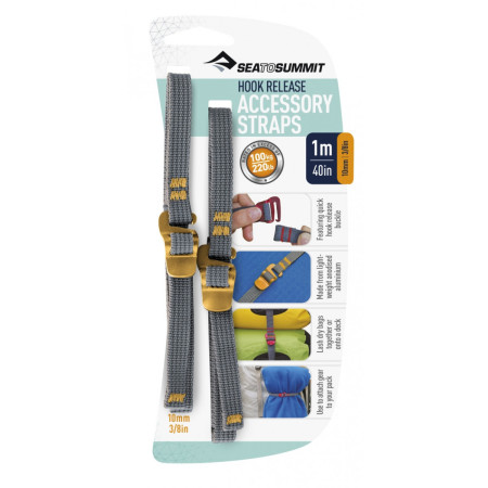 Chingă de compresie cu cârlig Sea to Summit Curele de compresie cu cârlig 1m