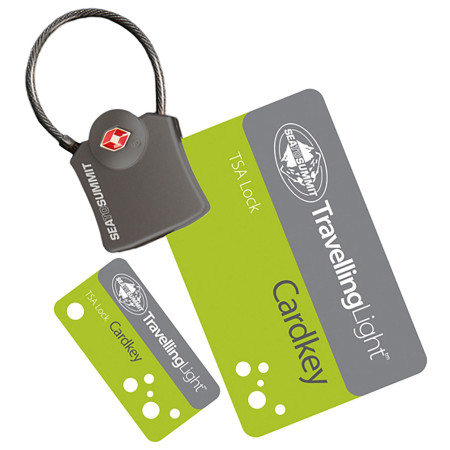 Lacăt pentru călătorie card STS TSA Travel Lock Cardkey