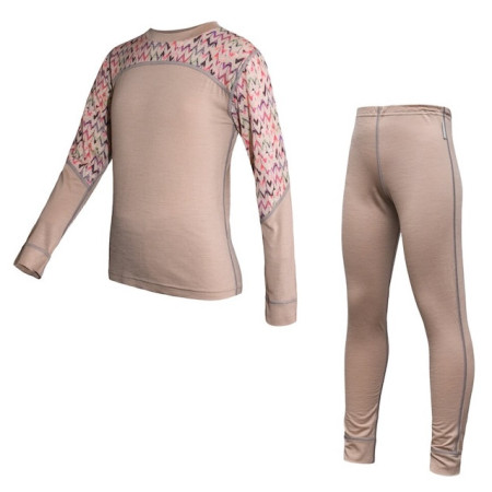 Set funcțional copii Sensor Merino Impress Set Beige bej Beige