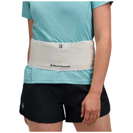 Borsetă de alergat Black Diamond Distance Run Belt gri Alloy