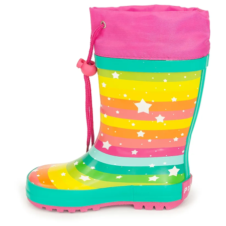 Cizme de cauciuc copii Pidilidi Rainbow