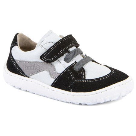 Teniși pentru copii Frodo Barefoot river White/Black alb/negru