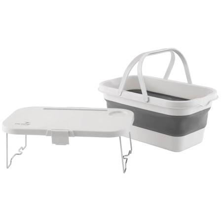 Set pentru picnic Easy Camp Picnic Basket & Table alb
