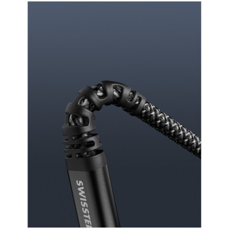 Cablul de încărcare și de date Swissten Kevlar USB-C/USB-C 1,5 m