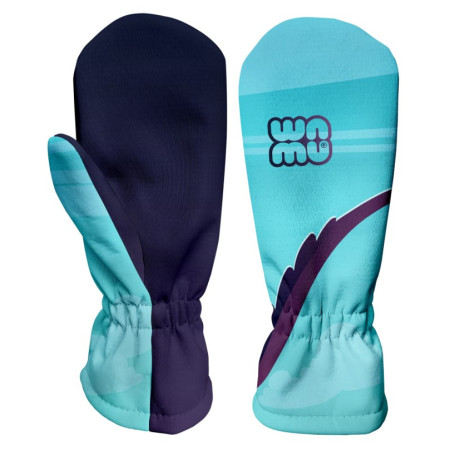 Mănuși softshell pentru copii WAMU Dragon Fantasy albastru BLUE