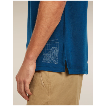 Tricou funcțional bărbați Icebreaker Merino Blend 125 Cool-Lite™ Sphere SS Tee Beta