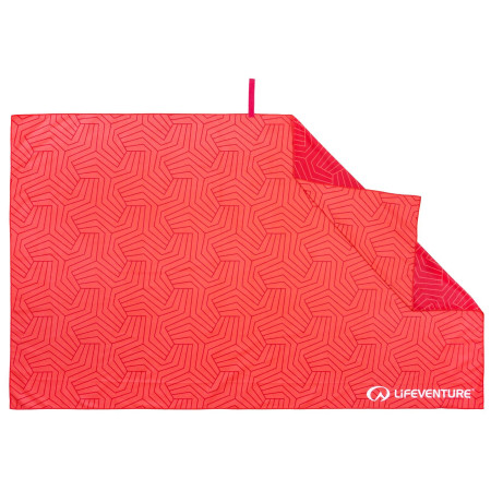 Prosop cu uscare rapidă LifeVenture Printed SoftFibre Trek Towel de coral