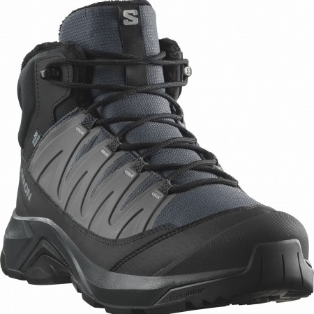 Încălțăminte bărbați Salomon X-Adventure Coldrush Waterproof gri Asphalt / Black / Alloy