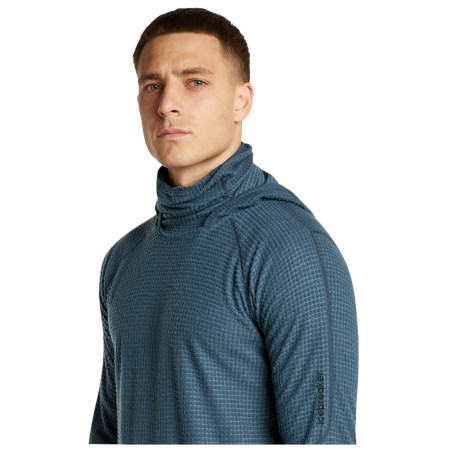Hanorac bărbați Icebreaker Men Mer 400 RealFleece Grid Pulover Hood