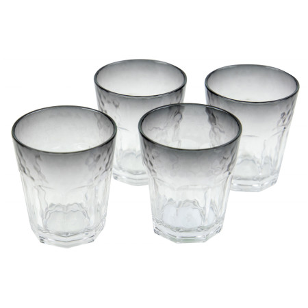 Set pahare Bo-Camp Tumbler 200 ml - 4ks gri Smoke