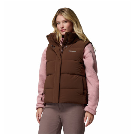 Vestă femei Columbia Amaze Puff™ Vest maro Tobacco