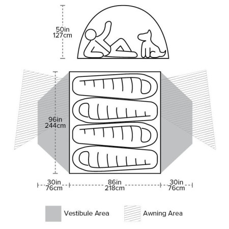 Cort Big Agnes Copper Spur Hv UL4 2025