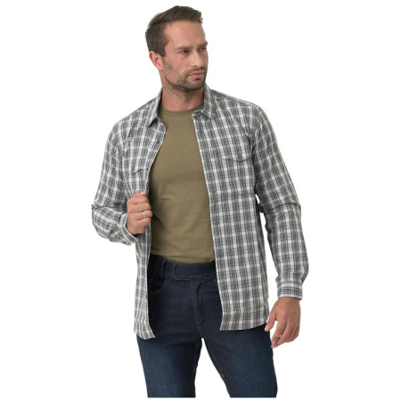 Cămașă bărbați Helikon-Tex Covert Concealed Carry Shirt gri/alb Foggy Grey Plaid