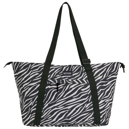 Geantă de plajă Regatta Boulder Tote negru/alb Black White Zebra