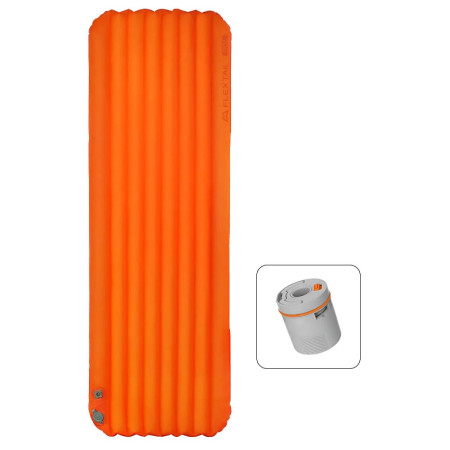 Saltea gonflabilă Flextail TINY Sleeping Pad R05 AVS - Regular Long 196 cm portocaliu/ Orange