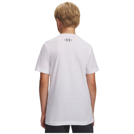 Tricou funcțional copii Under Armour UA B Patch Pack Wm SS White