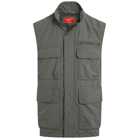Vestă bărbați Craghoppers NosiLife Adventure Gilet V gri DarkSage